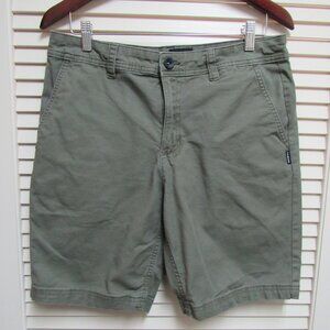 O’Neill Mens Olive Green Chino Shorts Size 32 Standard Fit Casual Surf Beach